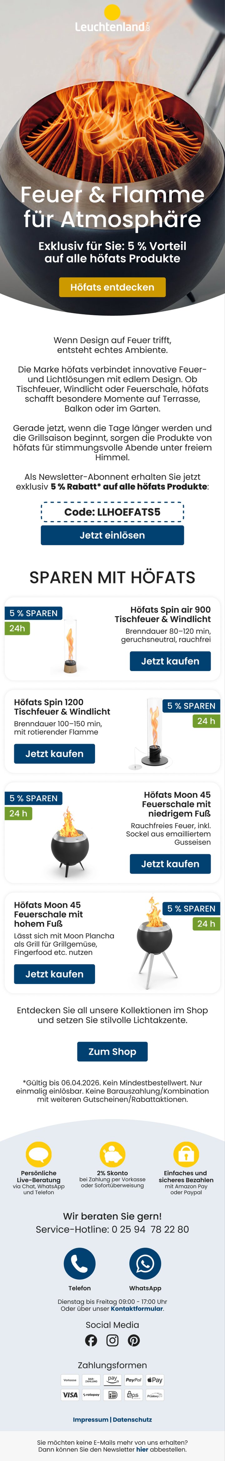 Newsletter-Design — Markenvorstellung